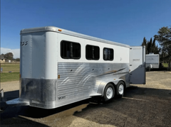 Three Horse Trailers / 2008 Exiss Sport ES 30B 3 horse slant horse trailer - Image 1