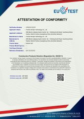 CE PCR certificate of Foshan Simple Technology Co., Ltd. – certificate photo, supplier certificates section