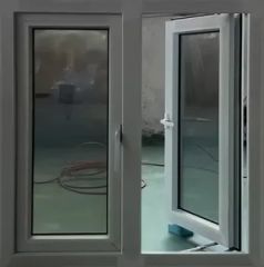 Black French Windows Aluminum Alloy Outdoor Interior Protective Metal Doors and Windows - Image 1