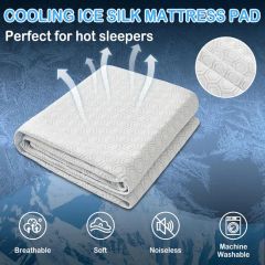 Cooling Waterproof Mattress Protector Breathable Soft Fitted Mattress Protector Covers - Image 2