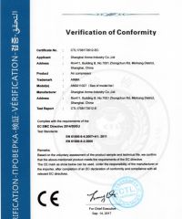 CE certificate from Shanghai Anma Industry Co., Ltd.