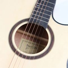 Deviser 41 Inch Matte Finish Spruce Wood Acoustic Guitar for Music Store - Image 3