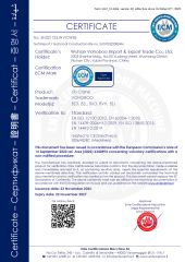 CECertificate of Jib Crane certificate from Wuhan Vohoboo Import and Export Trade Co., Ltd.