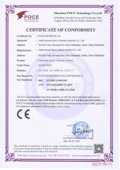 Locker former machine CE certificate from Anhui Aoxuan Heavy Industry Machine Co., Ltd.