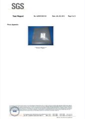 Fire retardant certificate for PVC tarpaulin 720gsm certificate from Signapex Technology Co., Ltd.