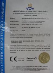 CE Certification certificate from HENAN DOUBLE ELEPHANTS MACHINERY I/E CO.,LTD
