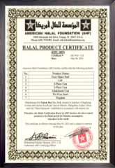 Our certificate certificate from NINGBO TOPPACK CO.,LTD