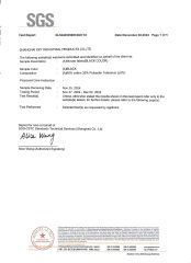 SGS-1 certificate from Shanghai Sky Industrial Products Co., Ltd