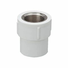 1'' White FTA Brass Insert Color White Material CPVC, Brass Usage Pipe Fitting Nominal Size 1'' Connection Threaded - Jalganga Irrigation