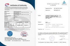 Certificate display certificate from XIANGJIN (TIANJIN) CYCLE CO.,LTD.
