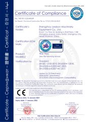 Filter Press CE certificate of Zhengzhou Leabon Machinery Equipment Co., Ltd. – certificate photo, supplier certificates section