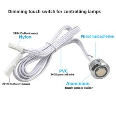 Dimming Touch Switch for Under Cabinet Kitchen Lights - Image 2