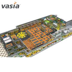 Indoor Trampoline Playground for Sale - Commercial Kids Trampoline Park - Image 1