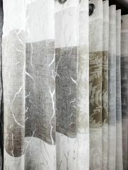 Home Textile Linen Looks Foiled Curtain - Image 4