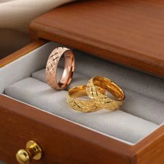 Stainless Steel Rings Rotation Non Fading Frosted Rotation Steel Ring for Men Women Fine Jewelry - Image 1