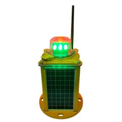 Compact Solar Aviation Obstruction Light IP66 for Amusement Park Rides - Image 3