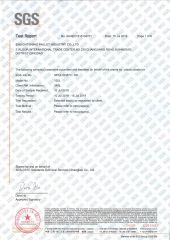 SGS Test Report certificate from Qingdao Preface Plast Co., Ltd.