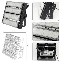 High Power Outdoor Floodlight Waterproof IP65 Tunnel Light LED Flood Light - Image 6