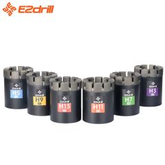EZdrill HQ Diamond Core Drill Bit 15mm 15D HRC-10-50 1Y Length 15 Model NO. HQ HRC -10°-50° Material Diamond Trademark EZdrill - Hubei EZdrill Tools Co., Ltd.
