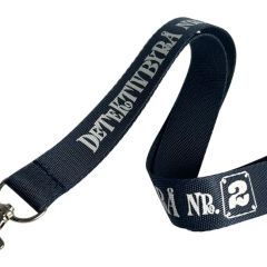 Silk Screen Printing Imitation Nylon Lanyards Promotional Custom - Image 1
