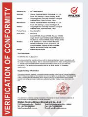 FCC certificate from Xiamen Vienatone Medical Technology Co., Ltd.