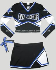 Spandex Long Sleeve Cheerleading Uniforms - Image 1