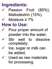 Premium Quality Healthy Passion Fruit Powder From Vietnamese Wholesale Supplier - Image 3