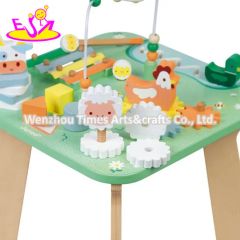 Popular Multifunctional Early Learning Toy Wooden Activity Table for Kids W12D482 - Image 4