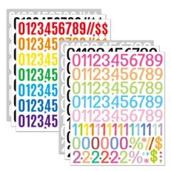 English Letter Stickers Small Size Waterproof Decorative Numeric Letter Ledger Stickers - Image 4