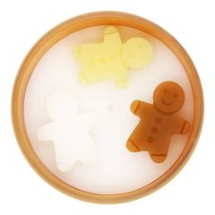 Huaming New Huaming Glass Customized Decorative Christmas Birthday Wedding Gift Jar Wax Candle Gingerbread Man Scented Candles - Image 4