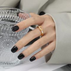 Stainless Steel Rings Rotation Non Fading Frosted Rotation Steel Ring for Men Women Fine Jewelry - Image 6