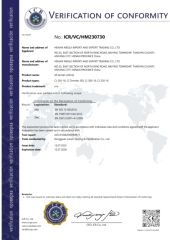 CE certificate from Henan Niegui Import and Export Trading Co., Ltd.