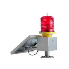 Solar Power LED Aircraft Aviation Obstruction Lights - Image 1