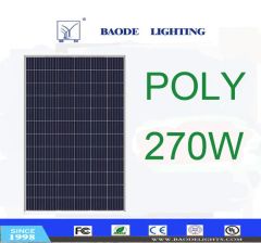 270W Home Roof Solar Energy System Poly PV Solar Module Condition New Origin Yangzhou Trademark LUYOU Model NO. BD-270P HS Code - Image 1