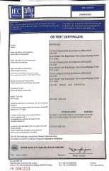 CB certificate certificate of Ningbo Combine Refrigeration Equipment Co., Ltd. – certificate photo, supplier certificates section