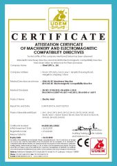 CE-ELECTRIC HOIST SH TYPE certificate of Giant Lift Co., Ltd. – certificate photo, supplier certificates section
