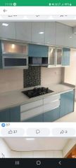 HDHMR Modern L Shape Modular Kitchen Material HDHMR Construction Modern Door Finishing Glossy Kitchen Design L-Shape Durability - Image 7