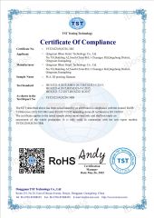 Certificate Of Complian.Q5238-3RC.Q5238-3RCce certificate from Qingyuan IBoss Smart Technology Co., Ltd.