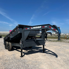 7×14 14k Lamar Dump Trailer - Image 1
