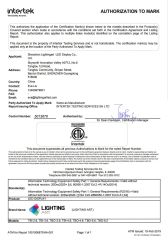 ETL certification certificate from Shenzhen Lightingart LED Display Co., Ltd.