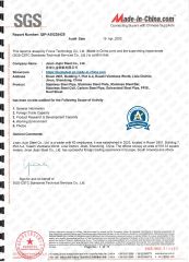 SGS certificate of Jinan Jiujin Steel Co., Ltd. – certificate photo, supplier certificates section