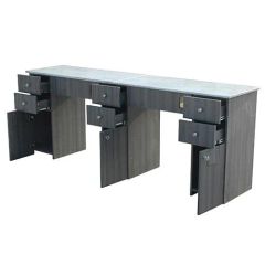 Manicure Table Nail Desks with Simple Modern Design Color White Glass Top No Condition New Certification Ce Model NO. - Image 5