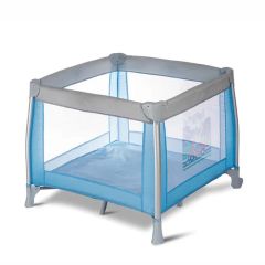 Baby Foldable Folding Colorful 4 Sides Mesh Playpens with Wheels - Image 3