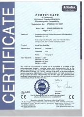 Salad Bar Certification certificate of Guangzhou Wiberda Kitchen Appliances & Refrigeration Equipment Co., Ltd. – certificate photo, supplier certificates section