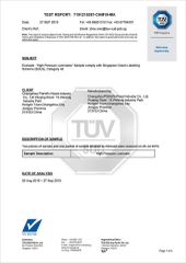 panels certificate from Changzhou Panels New Materials Co., Ltd.