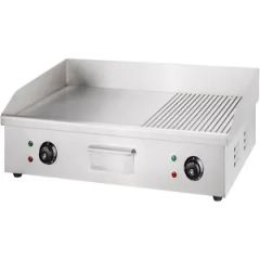Commercial Electric Induction Griddle Restaurant Stainless Steel Griddle - Image 4