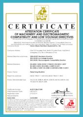 CE M.2019.206.C1248 certificate from Henan Gleery Machinery Equipment Co., Ltd.