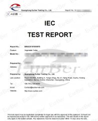IEC certificate from Taizhou Holsin Machine Co., Ltd