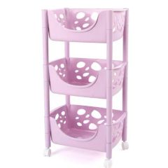 Fplastic Detachable Kitchen Bathroom Storage Shelves Rack - Image 1