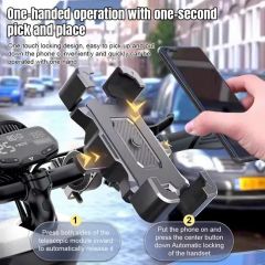 GPS Bicycle Motorcycle Handlebar Rearview Mirror Mount Bracket Mobile Phone Holder - Image 4